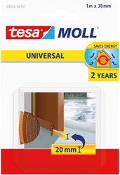 Tochtstrip Tesa Moll 05422 dorpelstrip 38mmx1m bruin