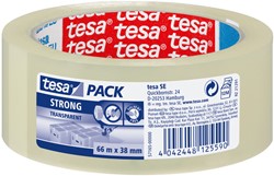Verpakkingstape Tesa 57165 strong 38mmx66m transparant