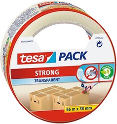 Verpakkingstape Tesa 05042 strong 38mmx66m transparant