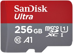 Geheugenkaart Sandisk MicroSDXC Ultra Android 256GB 120MB/s Class 10 A1