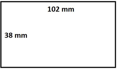 Zebra labeletiket IEZZY 880191-038D 102x38mm 25mm wit permanent 1790 stuks-2