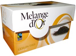 Melange d'Or Ceylon thee 20 zakjes 2gr. Fair Trade