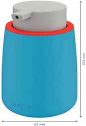 Handzeepdispenser Leitz Cosy voor handzeep 300ml blauw