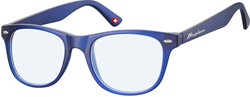 Leesbril Montana blue light filter  +1.00 dpt blauw
