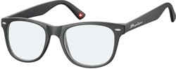 Bril Montana blue light filter +0.00 dpt zwart