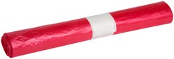 Afvalzak Powersterko HDPE T25 70x110cm 117L rood