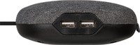 Laadstation Brennenstuhl Estilo 1 eurosocket 2 USB textieloppervlak zwart grijs-3