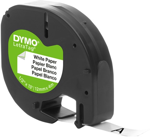 Labelprinter Dymo LetraTag 200B draagbaar bluetooth 12mm zwart display-4