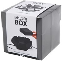Explosion box Creativ Company 12x12x12cm zwart-3