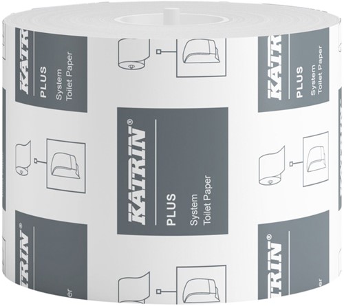 Toiletpapier Katrin Plus System 2-laags 800vel 36rollen wit-3