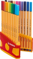 Fineliner STABILO point 88 ColorParade rollerset geel/rood fijn assorti etui à 20 stuks-3
