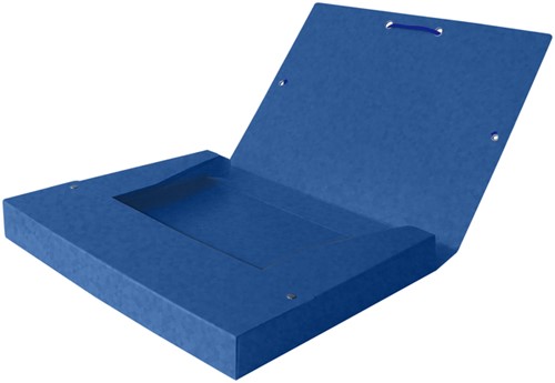 Elastobox Oxford Top File+ A4 40mm blauw-2
