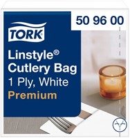 Pochette Tork LinStyle® 1-laags 50st duurzaam wit 509600-2