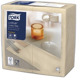 Pochette Tork LinStyle® 1-laags 50st duurzaam creme 509601