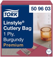 Pochette Tork LinStyle® 1-laags 50st duurzaam bordeaux 509603-3