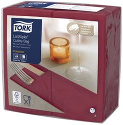 Pochette Tork LinStyle® 1-laags 50st duurzaam bordeaux 509603