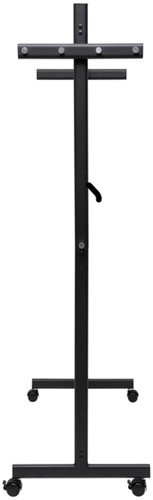 Garderoberek MAUL Samba mobiel 115X172X51cm 40kg, 10 haken zwart RAL9004-3