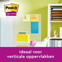 Memoblok Post-it 8645 Super Sticky 203x153mm assorti-3