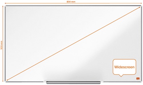Whiteboard Nobo Impression Pro Widescreen 50x89cm staal-2