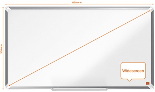 Whiteboard Nobo Premium Plus Widescreen 50x89cm emaille-2