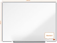 Whiteboard Nobo Impression Pro 45x60cm staal-2