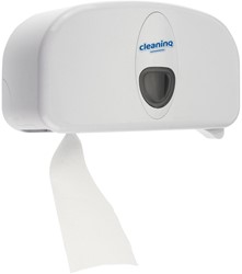Dispenser Cleaninq Duo Toiletpapier wit