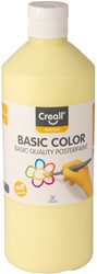 Plakkaatverf Creall basic pastel geel 500ml