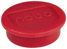 Magneet Nobo 13mm 100gr rood 10stuks