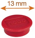 Magneet Nobo 13mm 100gr rood 10 stuks-1