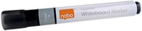 Viltstift Nobo whiteboard Liquid ink drymarker schuin zwart 4mm