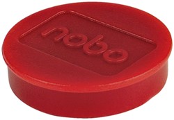Magneet Nobo 32mm 800gr rood 10stuks
