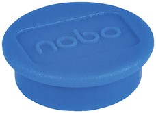 Magneet Nobo 24mm 600gr blauw 10stuks
