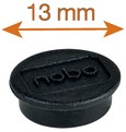 Magneet Nobo 13mm 100gr zwart 10stuks-1