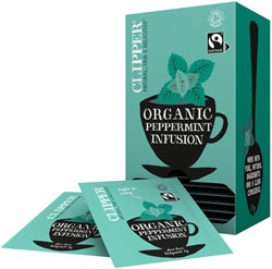 Thee Clipper Fairtrade Infusion peppermint bio 25st