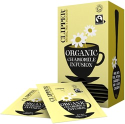 Thee Clipper Fairtrade infusion chamomile bio 25 stuks