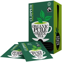 Thee Clipper Fairtrade green bio 25 stuks