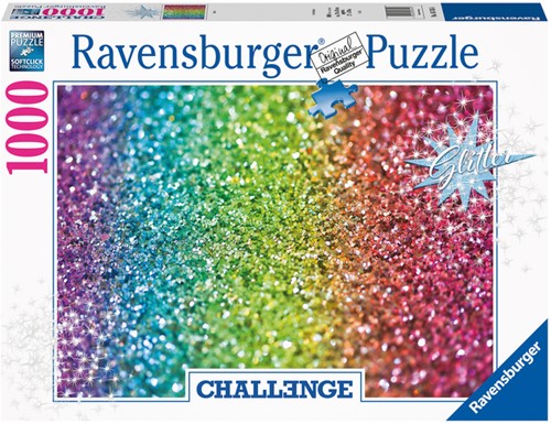 Puzzel Ravensburger Glitter challenge 1000 stukjes