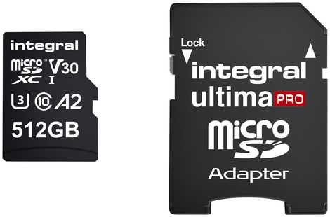 Geheugenkaart Integral microSDXC 512GB