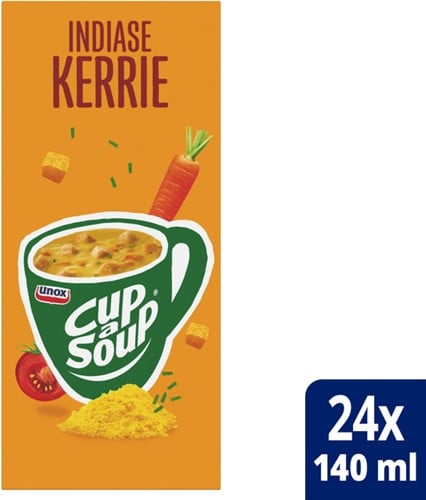 Cup-a-Soup Unox Indiase kerrie 24x140ml