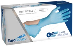 Handschoen Eurogloves nitril L blauw 100 stuks