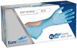 Handschoen Eurogloves nitril XL blauw 100 stuks