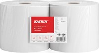Poetspapier Katrin Industrial extra groot 2-laags 1000 vel wit 481856-2