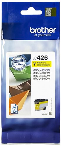 Inktcartridge Brother LC-426Y geel