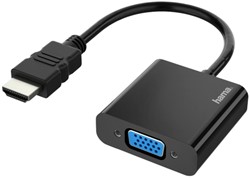 Adapter Hama HDMI-VGA zwart