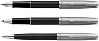 Vulpen Parker Sonnet Essential black lacquer CT medium-5