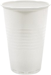 Beker IEZZY 180 ml Ø 70 mm plastic 100stuks wit