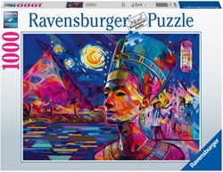 Puzzel Ravensburger Nefertiti bij de Nijl 1000 stukjes