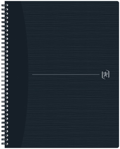 Spiraalblok Oxford Origin A4+ ruit 5x5mm 140 pagina's 80gr zwart