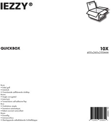 Quickbox IEZZY A3 400x260x250mm 10 stuks