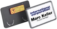 Badge Durable clip card met magneet 40x75mm-2